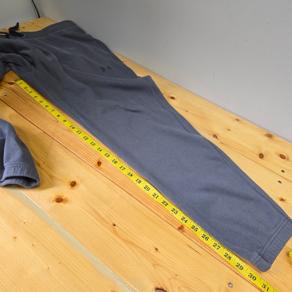 Under Armour Project Rock Sweatpants Mens XL Grey Joggers Athletic Lounge - Picture 11 of 13